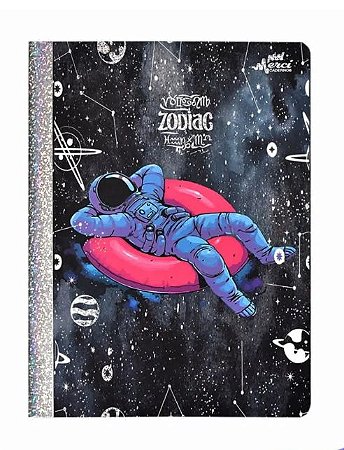 Caderno Brochura Colegial Zodiac Astronauta