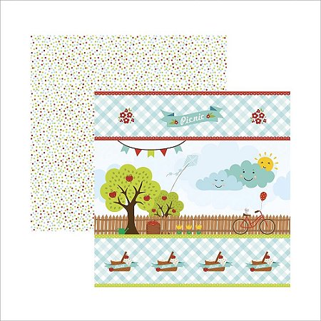 Folha de Scrapbook Picnic