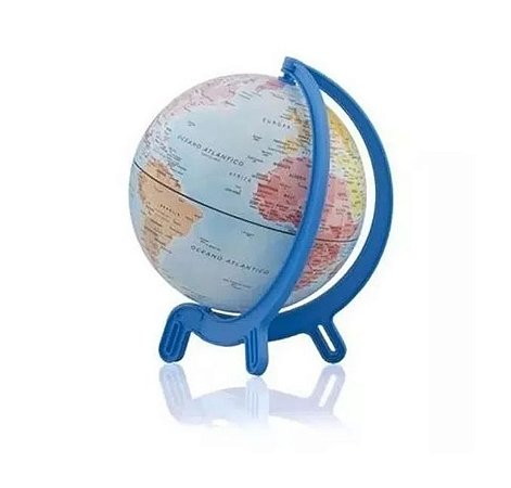 Globo Terrestre Azul 16cm