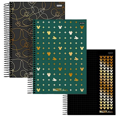 Caderno Universitário Mickey Mouse 80 Folhas