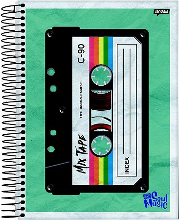 Caderno Universitário Soul Music 80 Folhas