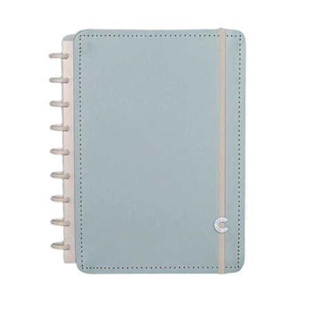 Caderno Inteligente Azul Pastel Médio