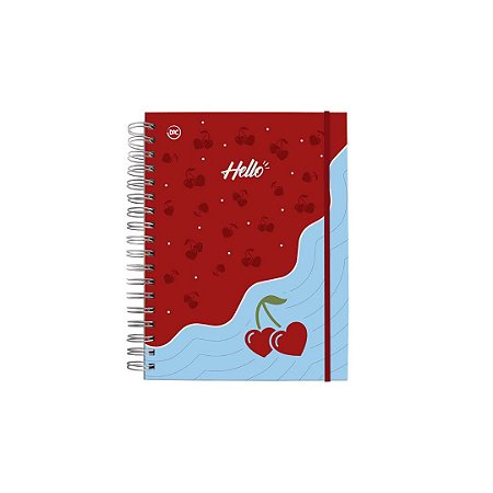 Caderno Smart Universitário Hello Cerejinhas