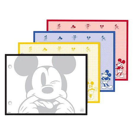 Refil para Caderno Argolado Mickey