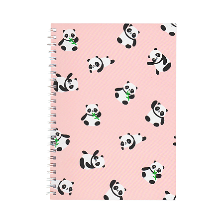 Caderno Espiral A5 40 Folhas Panda
