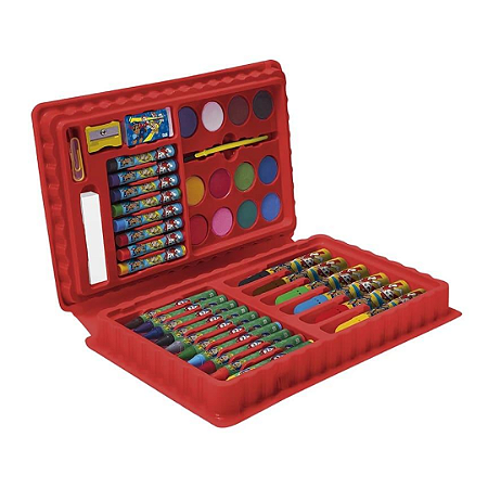 Kit Infantil Colorir Box c/12 Lápis Patrulha Canina