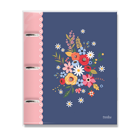 Caderno Planner Argolado Buquê