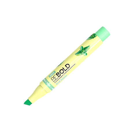 Marca Texto Be Bold Perfumado Frutas - Menta