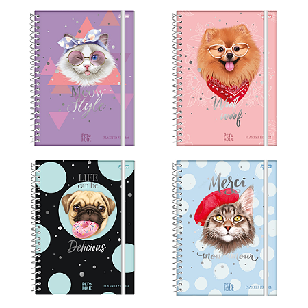 Agenda Planner Pets 2024 - 160 Folhas