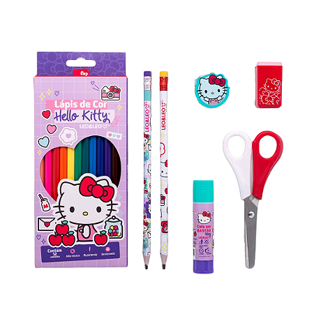 Kit Escolar Hello Kitty