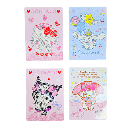 Adesivo de Diamante Strass Pequeno - Hello Kitty e Amigos!