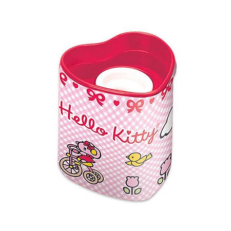 Apontador Metálico com Depósito Hello Kitty Xadrez