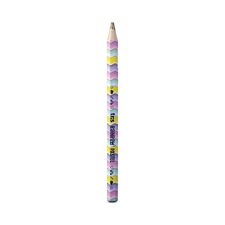 Lápis de Cor Jumbo Multicolorido Pastel