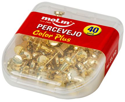 Percevejo 40 Unid Dourado