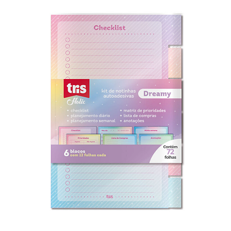 Kit Notas Autoadesivas Coloridas - Planejamento e Checklist