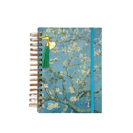 Caderno Wire-O Universitário Amendoeira em Flor