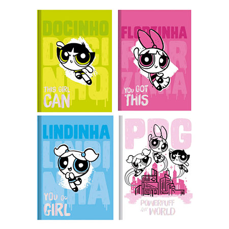 Caderno Capa Decorada Meninas Super Poderosas