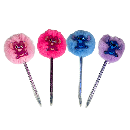 Caneta Esferográfica com Pompom Stitch