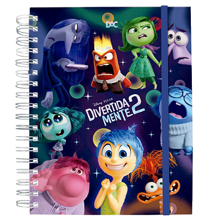 Caderno Universitário Folhas Reposicionáveis Divertidamente