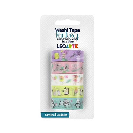 Kit Washi Tape Fantasy - 5 Unidades