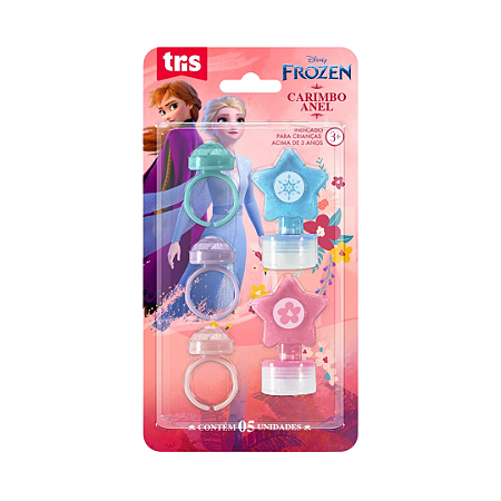 Kit Carimbos com Anéis Frozen