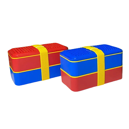 Marmita Retangular Lego - 2 Andares