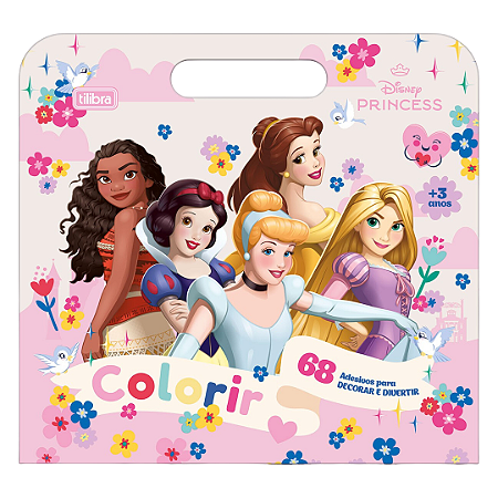 Álbum para Colorir Maleta Princesas