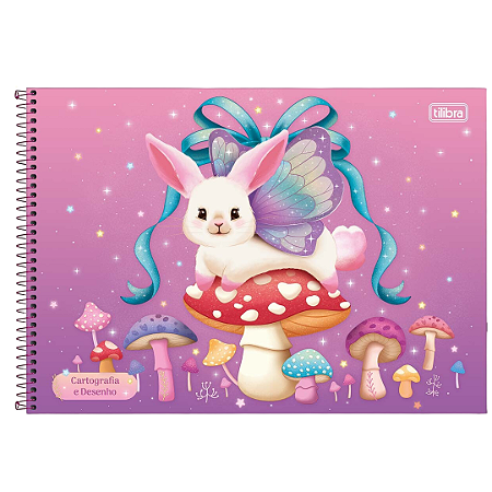 Caderno de Cartografia e Desenho - Bunnyfly 80 Folhas