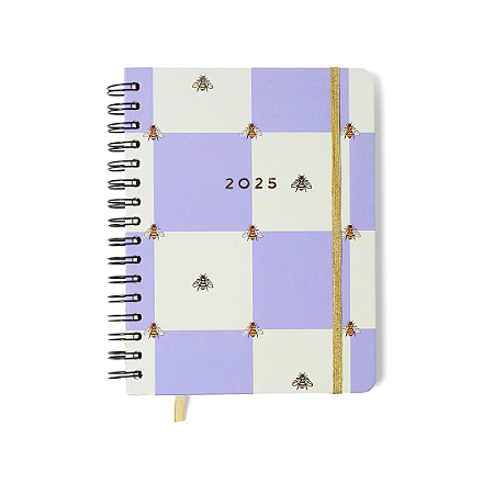 Agenda Planner 2025 Melissa Abelhas Lilás com Cheirinho A5