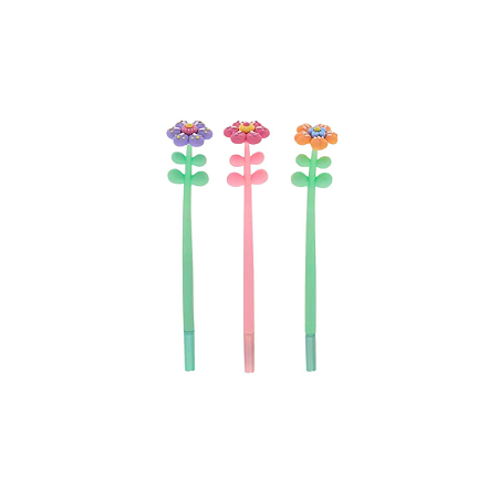 Caneta Gel Flowers 0.5