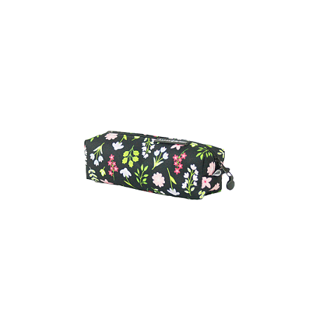 Estojo Godinho New By Sof Floral Preto