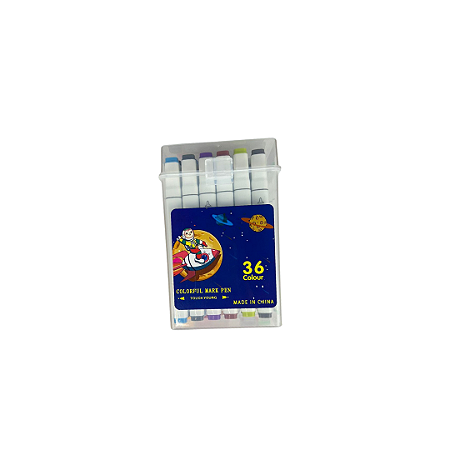 Kit de Canetas Touch Marcador Artístico 36 Cores