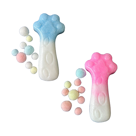 Squish Patinha de Gato com Pelinhos Antistress