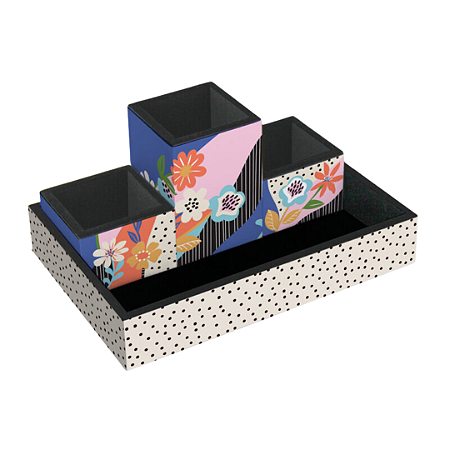 Organizador de Mesa Jardim das Cores