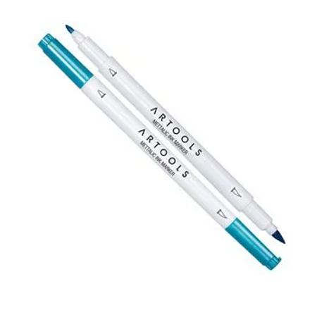 Marcador Metal Azul