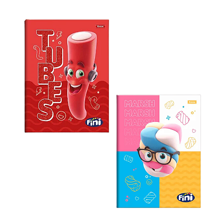 Caderno Brochura Fini com Cheirinho - 80 Folhas