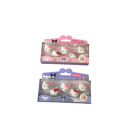Borracha Topo de Lápis Hello Kitty