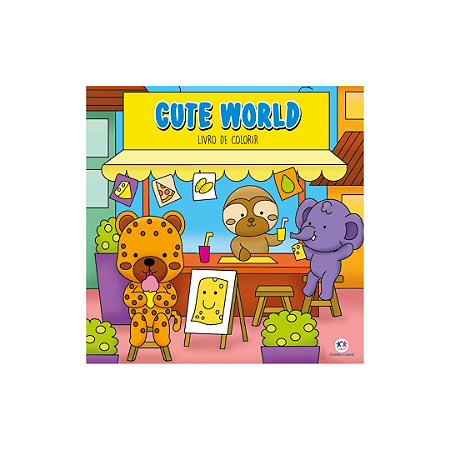 Livro para Colorir Cute World 48 Folhas