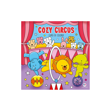 Livro para Colorir Cozy Circus 48 Folhas