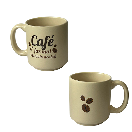 Caneca Mini Tina 100ml Café Faz Mal (Quando Acaba)
