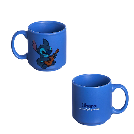 Caneca Mini Tina Stitch Ohana - Disney
