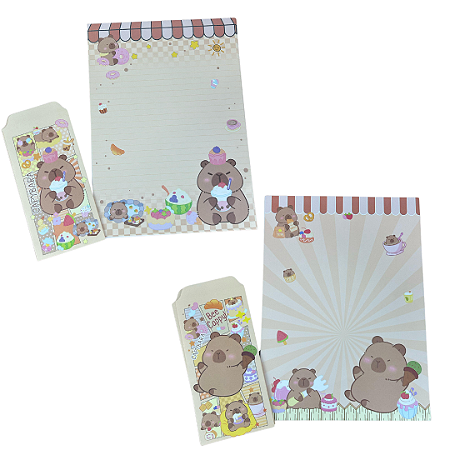 Papel de Carta Capivara