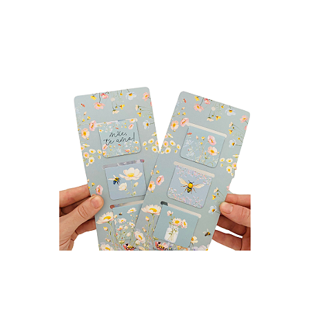Kit 3 Marcadores de Página Magnéticos – Abelha Rainha