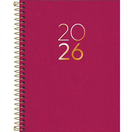 Agenda Executiva Espiral Diária 2026 Lume