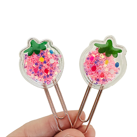 Kit com 2 Éclips Moranguinho com Glitter