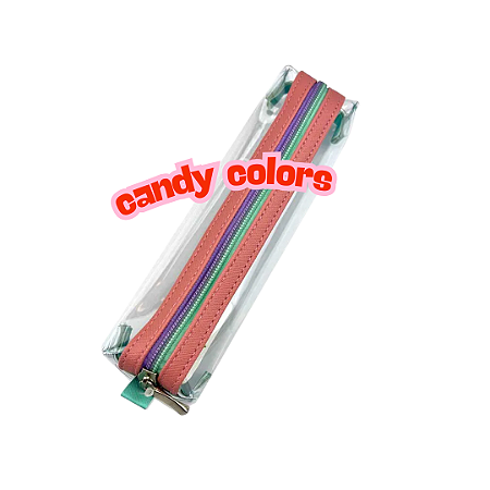 Estojo Tubinho Cristal Candy Colors