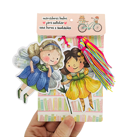 Kit com 2 Marcadores de Livro Fadas