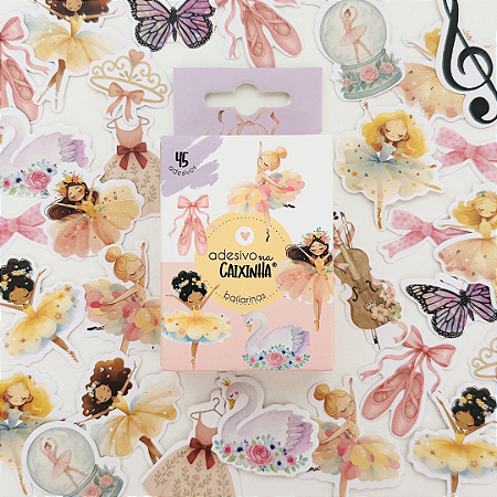 Adesivo na Caixinha Bailarinas