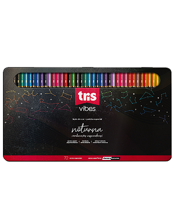 Lápis de Cor Vibes – Noturna – 72 Cores