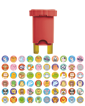 Aplicador de Adesivos Toy – 1 Aplicador + 200 Adesivos